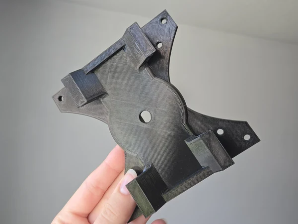 Strong custom 3D printed mount for microscope or lab instruments.